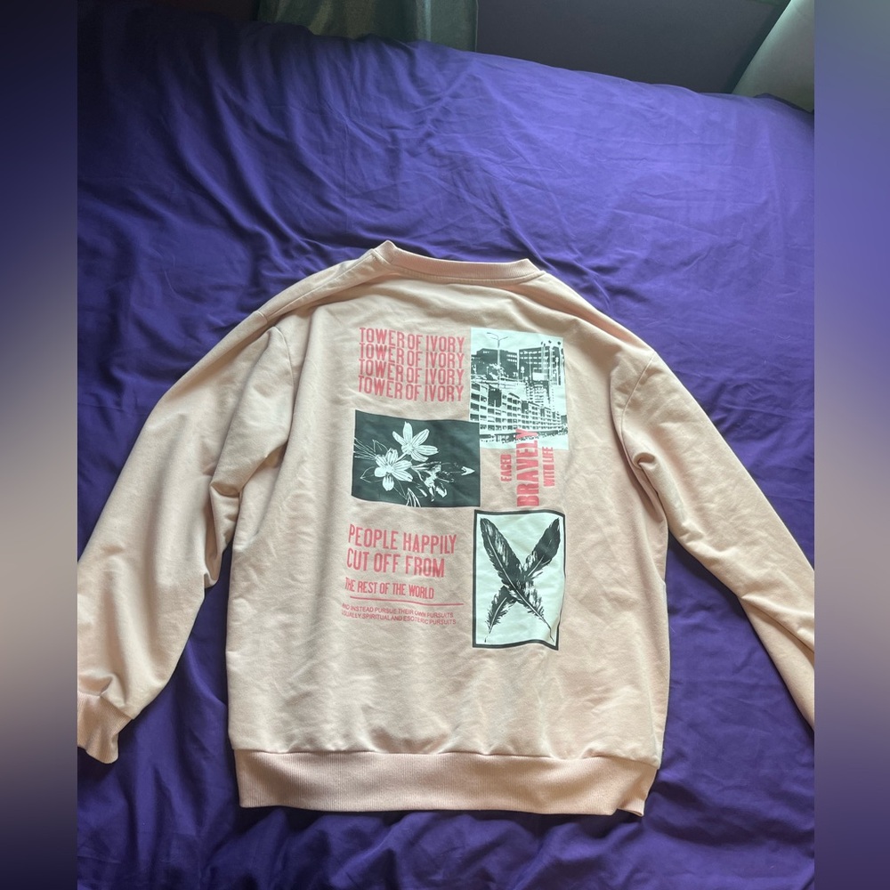 Pink Crewneck Graphic Tee